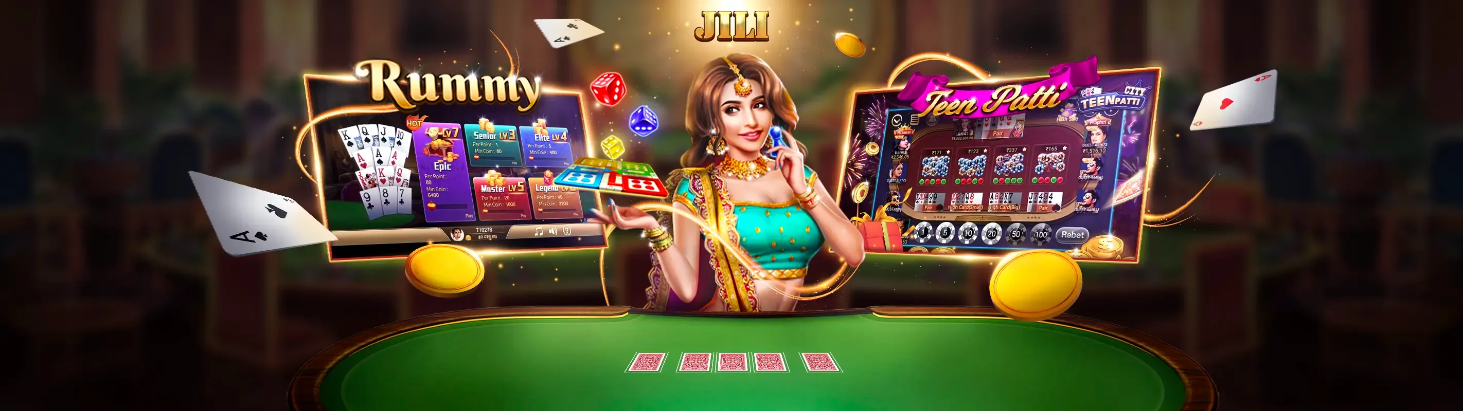Hình ảnh máy đánh bạc JDB với biểu tượng jackpot và tiền vàng